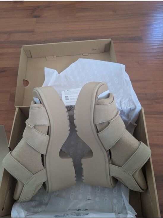 UGG Shoes - New Ugg New Height Ankle Strap Sandals color Mustard Seedsize 9